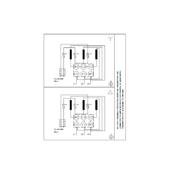 Полупогружной насос Grundfos MTR 20-10/10 A-W-A-HUUV артикул 98513670 – схема подключения